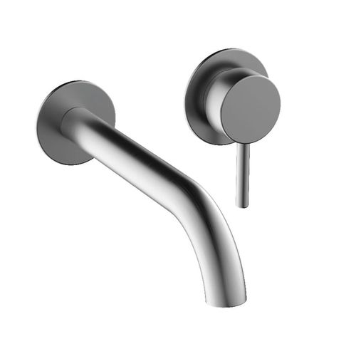Washbasin mixer tap - LINOX : IX55000631 - Griferia Rovira - wall-mounted / built-in / stainless steel