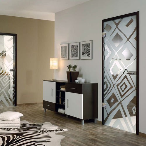 Interior door - NIVADA - ALLIAVERRE - glass / swing / glazed