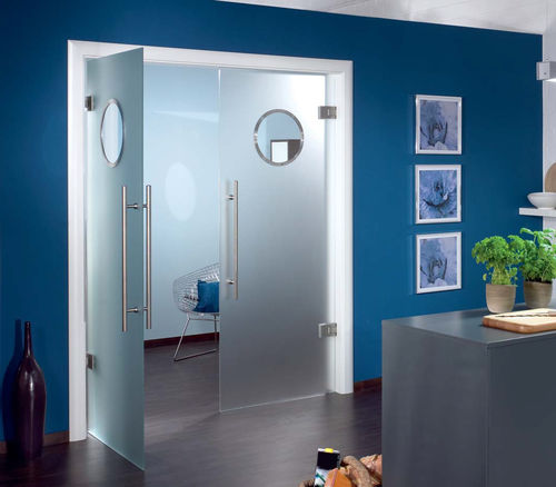 Glass door hinge - AV DOORS - ALLIAVERRE - metal / contemporary