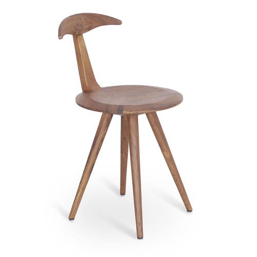 Contemporary dining chair - PRATINU - ALANKARAM - kitchen / teak / wood
