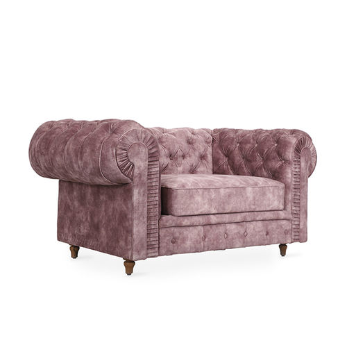 Contemporary sofa - PADIO - ALANKARAM - foam / club / pink