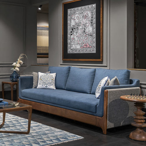 Contemporary sofa - MOJUS - ALANKARAM - living room / for bedroom / fabric