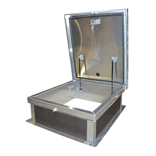 Roof hatch - A SERIES - Acudor Products Ltd. - square / aluminum / for home automation systems