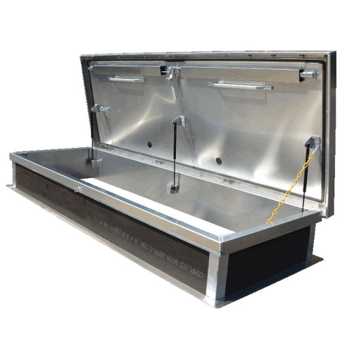 Roof hatch - A38104 - Acudor Products Ltd. - rectangular / aluminum / for home automation systems