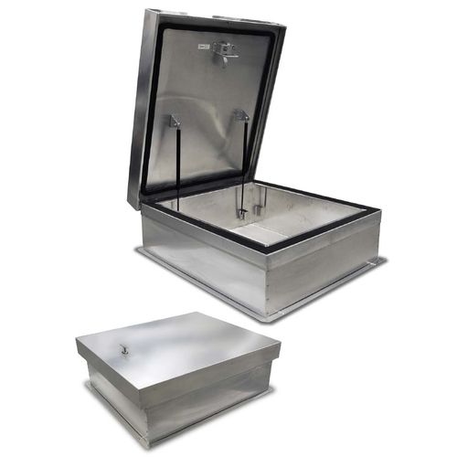 Roof hatch - RHATB - Acudor Products Ltd. - square / aluminum / stainless steel