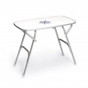 Contemporary table - M250 series - Forma Marine - melamine / anodized aluminum base / rectangular