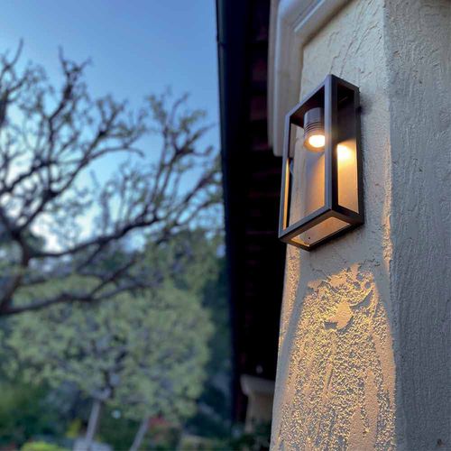 Contemporary wall light - SHARK - MAISON ORSTEEL - outdoor / aluminum / rectangular
