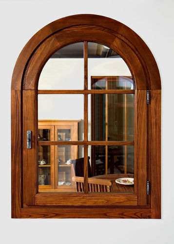 Wooden window - EUROMIX - Molaro - bronze / casement / double-glazed