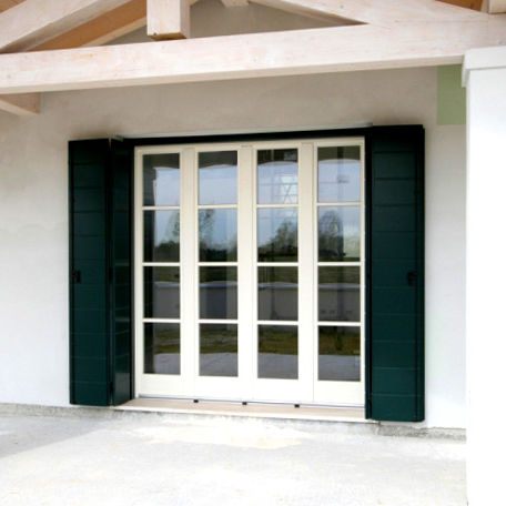Folding shutter - DARK : OVO - Molaro - aluminum / door
