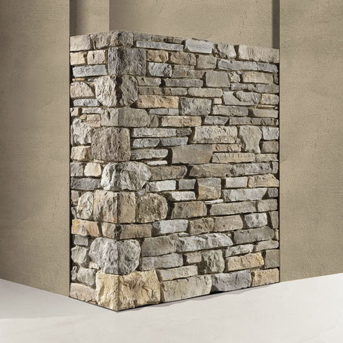 Engineered stone wall cladding - NEW DEVERO - Geopietra - for indoor use / exterior / glued