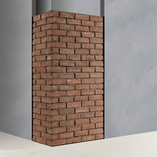 Terracotta cladding brick - NAVIGLIO  - Geopietra - exterior / for indoor use / glued
