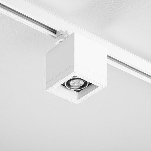 LED track light - ARTMID ONE_S2 - EUGENIUS - halogen / rectangular / square