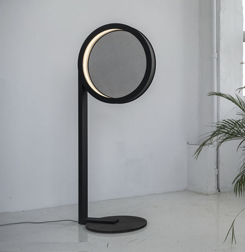 Floor-standing lamp - HAPTIC - EUGENIUS - wooden / contemporary / corded
