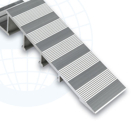 Aluminum transition profile - EUROTRANSITION 240A - Euroshrink - for tile