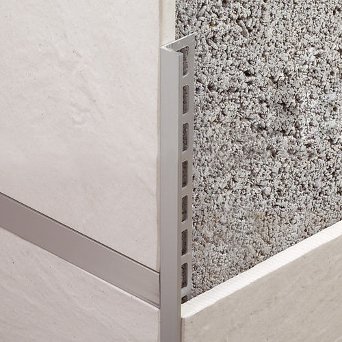 Brass edge trim - EUROCORNER 183L - Euroshrink - for tile / outside corner