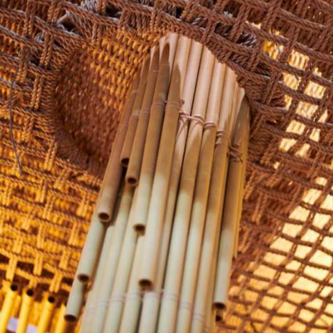 Composite decorative panel - VIROBAMBOO - Virobuild - bamboo / for interior / for ceiling