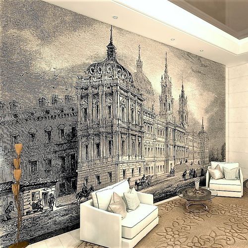 Unique wallpaper - MAFRA 1861 - HD WALLS - nonwoven fabric / art print / sketch