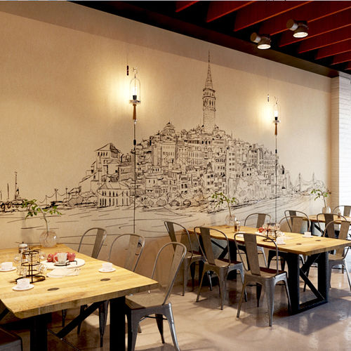Unique wallpaper - GALATA  - HD WALLS - nonwoven fabric / art print / sketch