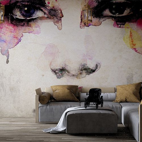 Contemporary wallpaper - ALL EYES ON YOU - HD WALLS - nonwoven fabric / vinyl / abstract motif