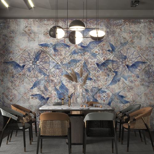 Baroque wallpaper - EXTENSO - HD WALLS - nonwoven fabric / vinyl / polyester