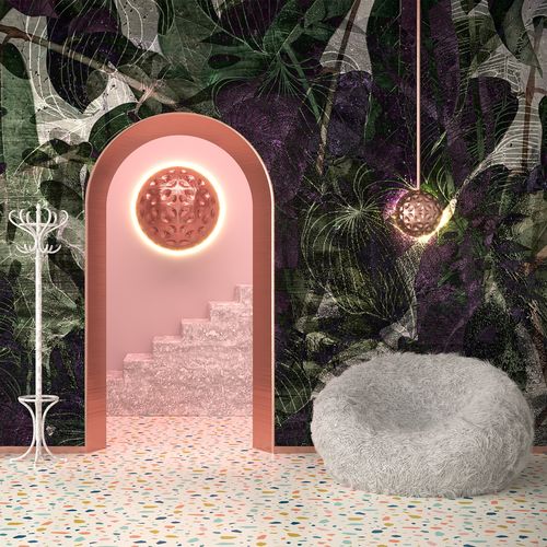 Contemporary wallpaper - PURPUA - HD WALLS - nonwoven fabric / vinyl / polyester