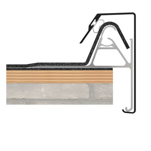Facade cornice - NEXUM & CONAR - Richard Brink GmbH & Co KG - flat roof / wall / aluminum