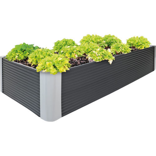 Aluminum planter - JANUS - Richard Brink GmbH & Co KG - iron / rectangular / contemporary