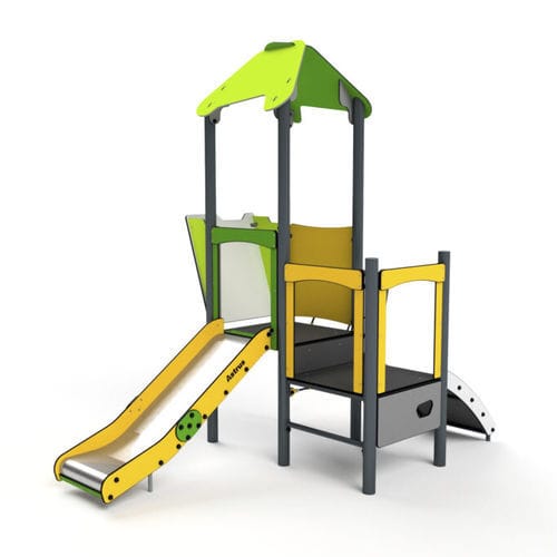 Playground structure - 11011 - Astrus Playgrounds - metal / HDPE / modular