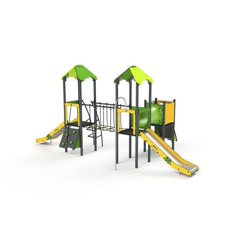 Playground structure - 11022 - Astrus Playgrounds - metal / HDPE / modular