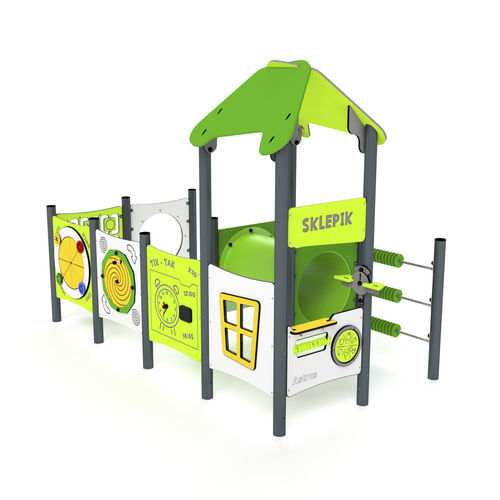 Playground structure - 11059 - Astrus Playgrounds - metal / HDPE / modular