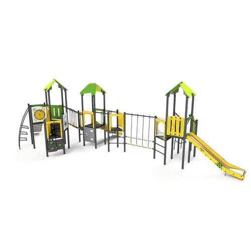 Playground structure - 11079 - Astrus Playgrounds - metal / HDPE / modular