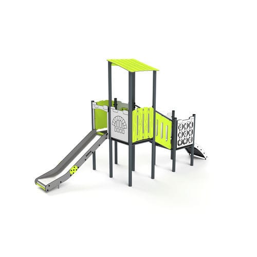 Playground structure - 11105 - Astrus Playgrounds - metal / HDPE / modular