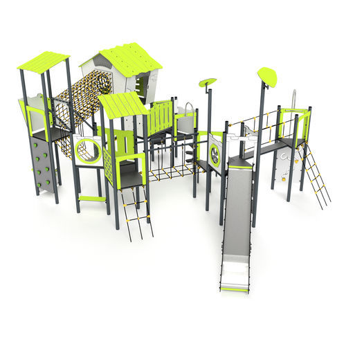 Playground structure - 11096 - Astrus Playgrounds - metal / HDPE / modular