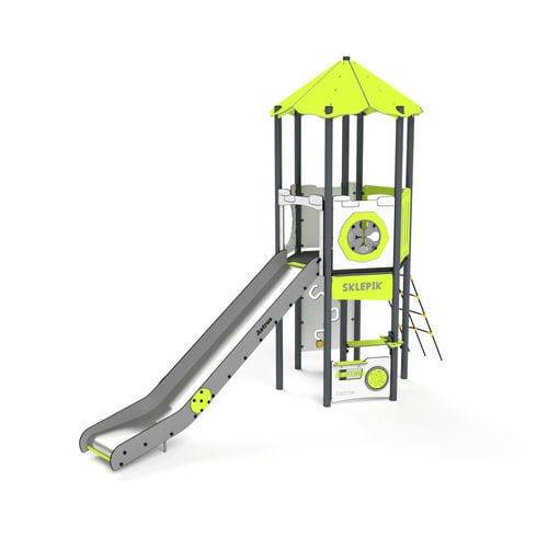 Playground structure - 11104 - Astrus Playgrounds - metal / HDPE / modular