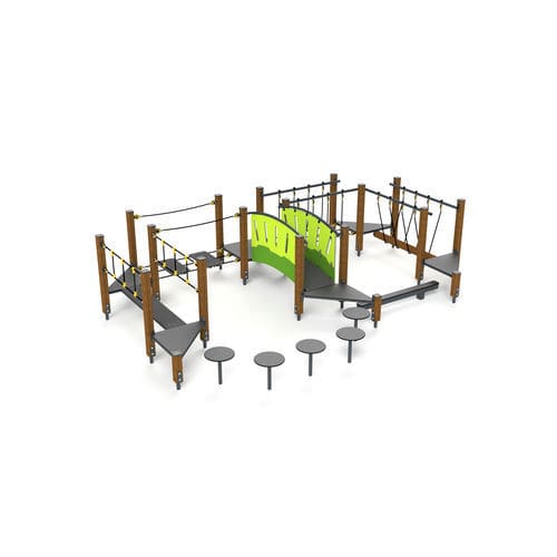School fitness playground - 10051 - Astrus Playgrounds - for sports activities / for public space / walk ramp