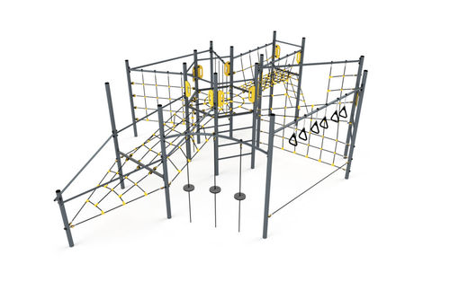 Playground structure - 3640 - Astrus Playgrounds - metal / HDPE / climbing
