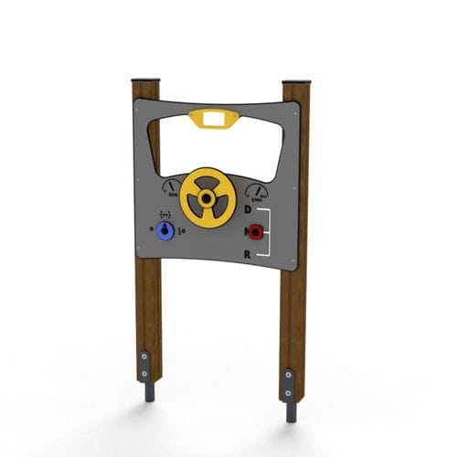 Play panel with steering wheel - 3314D - Astrus Playgrounds
