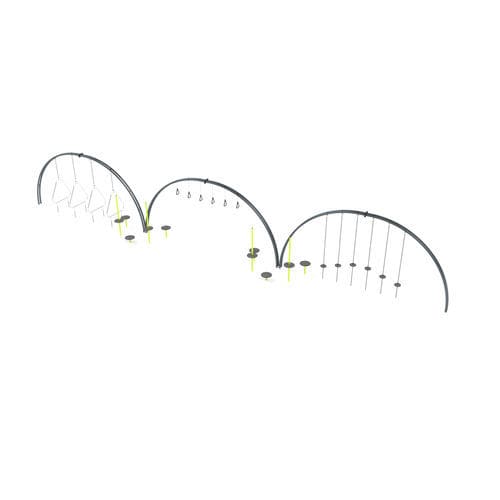 Playground obstacle course - 3610S - Astrus Playgrounds - walk ramp / slalom / outdoor