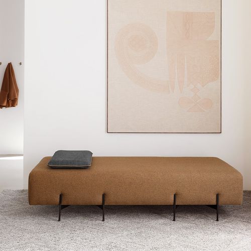 Contemporary daybed - LEGS 11 - Studio 19 - fabric / indoor