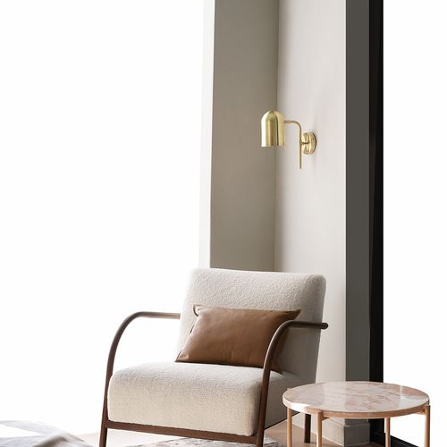 Contemporary wall light - THE TINKER - Studio 19 - indoor / brass / powder-coated steel