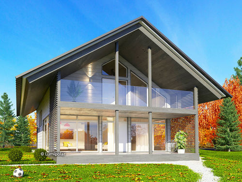 Prefab house - SMOKY 185 - Lumi Polar - eco-friendly / energy-saving / contemporary