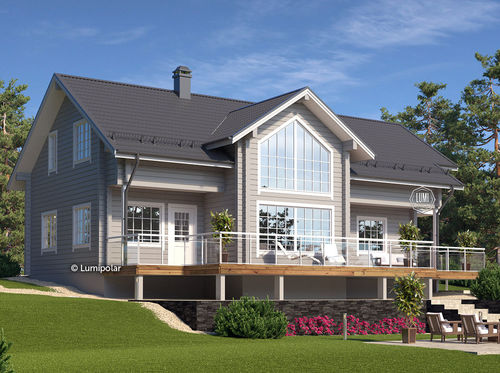 Prefab house - ROLAND 210 - Lumi Polar - eco-friendly / energy-saving / traditional
