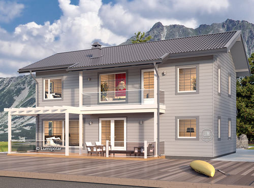 Prefab house - FARO 171 - Lumi Polar - eco-friendly / energy-saving / traditional