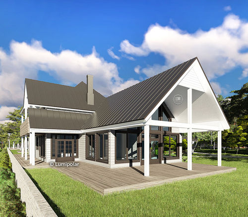 Standard model house - GRAND PRAIRIE 343 - Lumi Polar - eco-friendly / energy-saving / contemporary