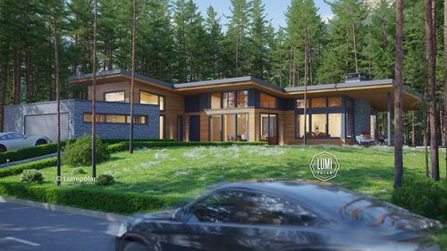Standard model house - BRIGANTINA 245 - Lumi Polar - modern / wooden