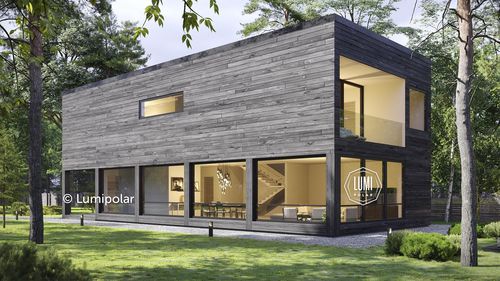 Standard model house - BASTA 323 - Lumi Polar - modern / contemporary / minimalist