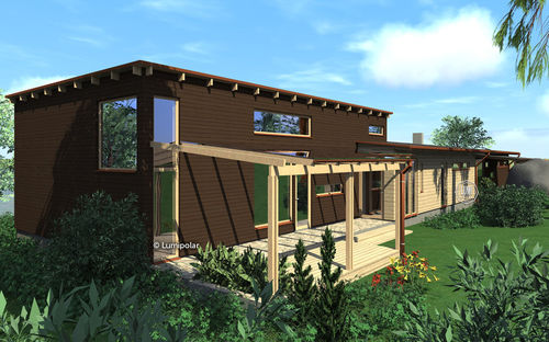 Standard model house - AVALLON 212 - Lumi Polar - modern / contemporary / two-story