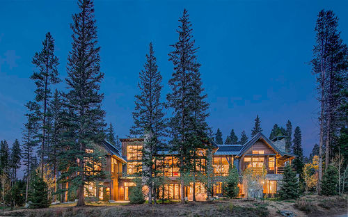 Prefab house - SHOCK HILL - Lumi Polar - traditional / with terrace / two-story