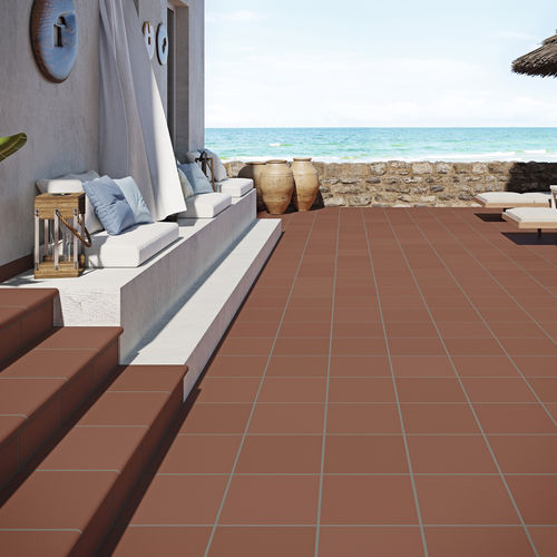 Ceramic tile - CATÍ - Exagres - natural finish / rustic / poolside