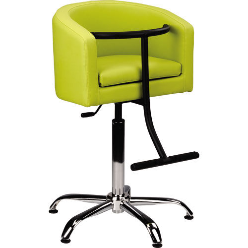 Fabric beauty salon chair - Ayala - child's / with hydraulic pump / black
